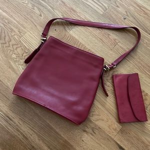 Coach bag with wallet